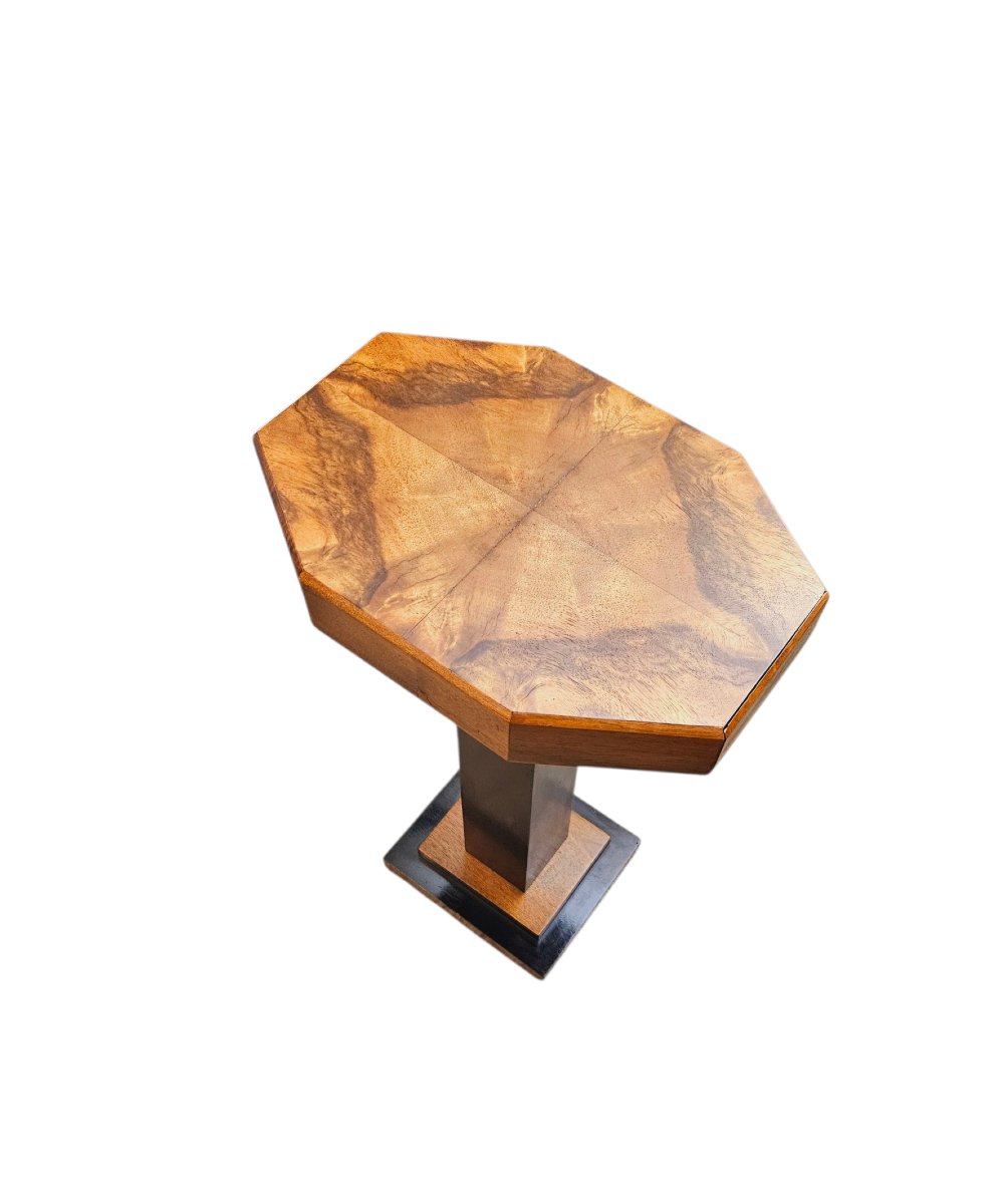 Gueridon table de fumeur Art Déco -photo-5