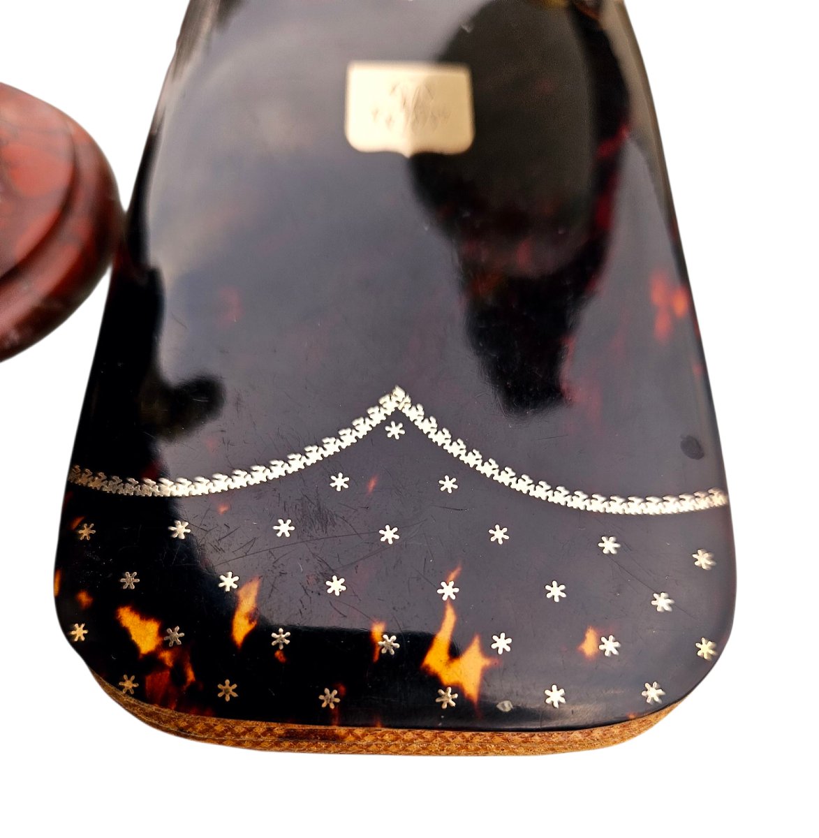 19th Century Gold-stitched Tortoiseshell Case -photo-6