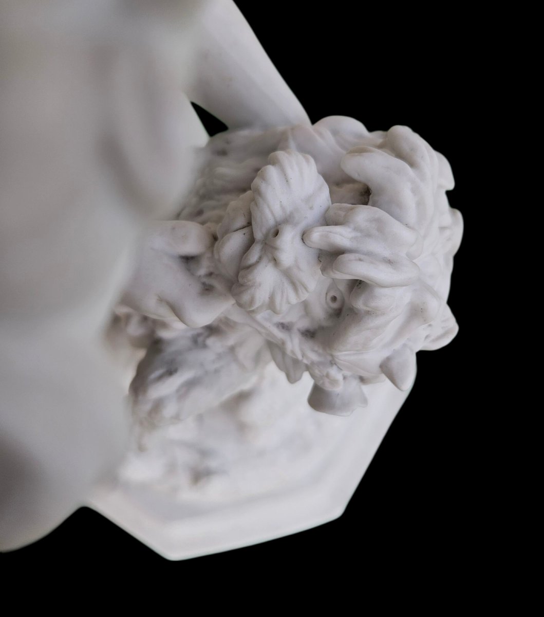 A. Arnaud (1825-1883) Little Girl Playing With A Dog-photo-5