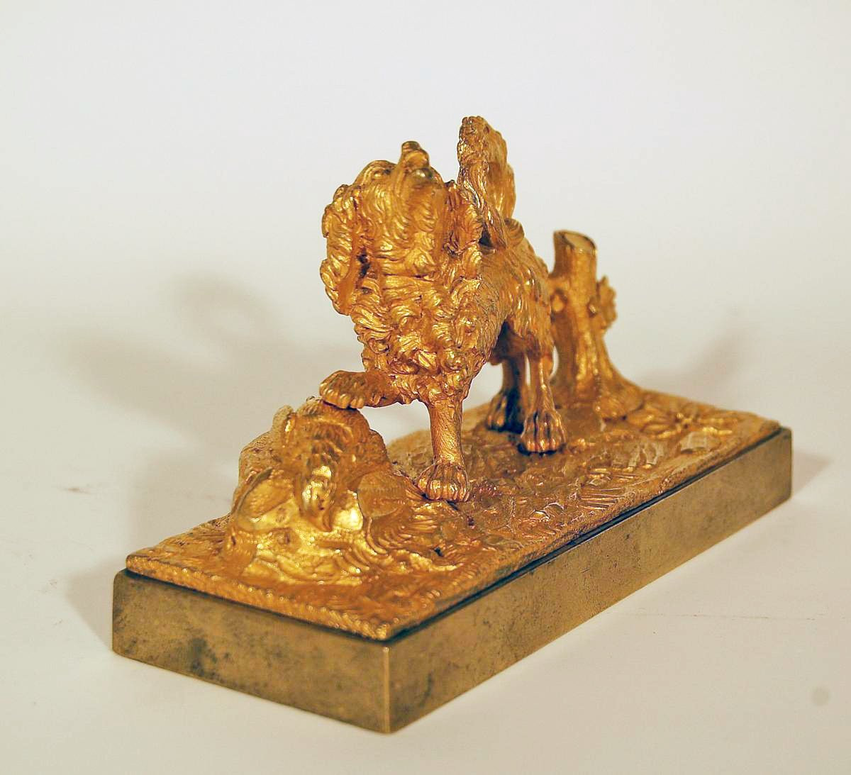 Petit bronze doré au mercure vers 1820-photo-2