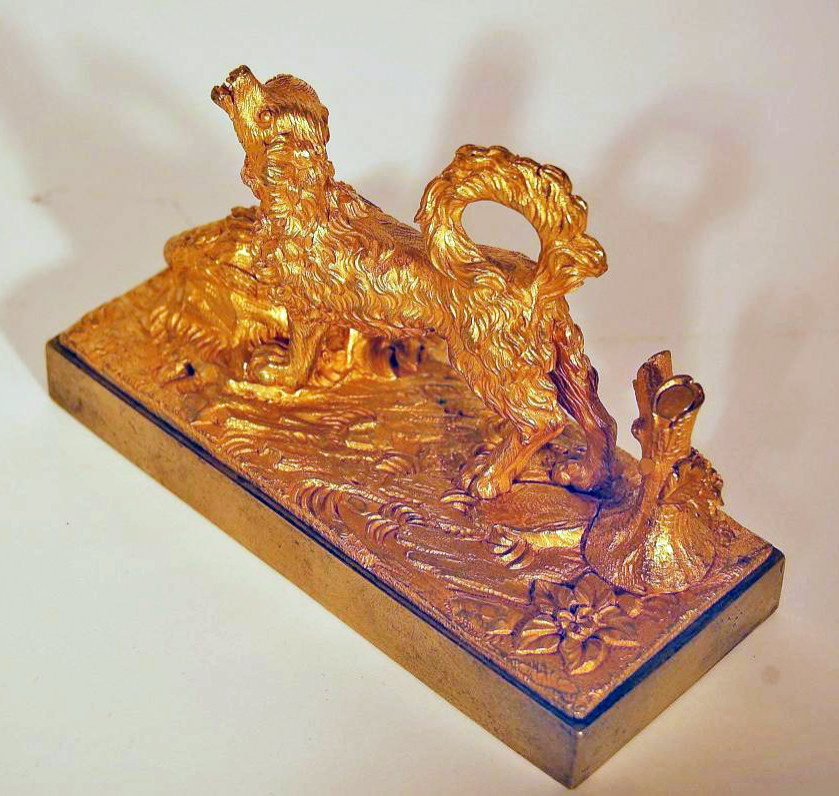 Petit bronze doré au mercure vers 1820-photo-3