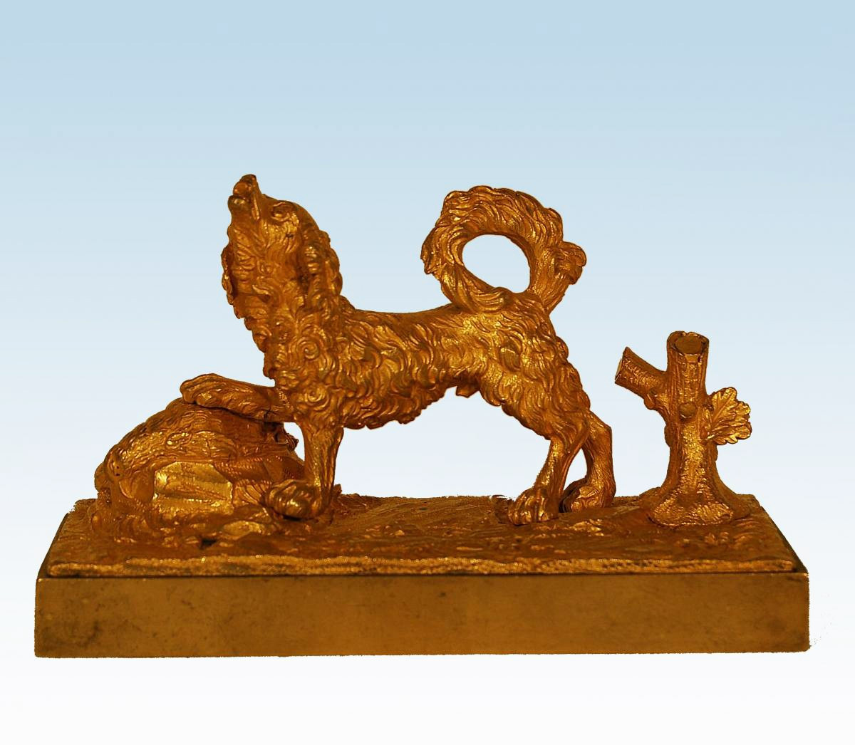 Petit bronze doré au mercure vers 1820