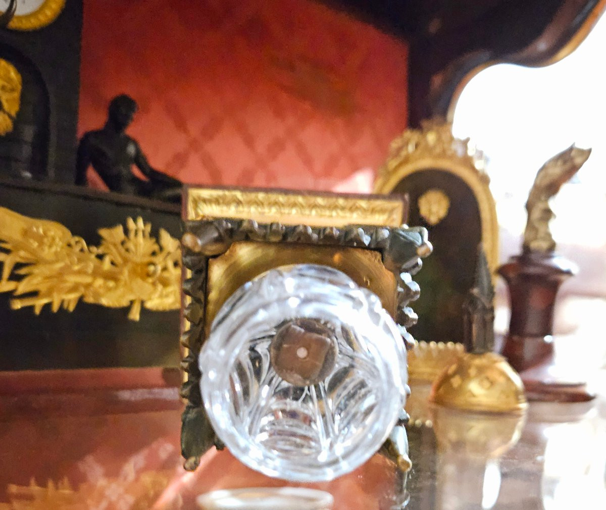 Inkwell Forming A Bell In The Cathedral Style Circa 1820-photo-2