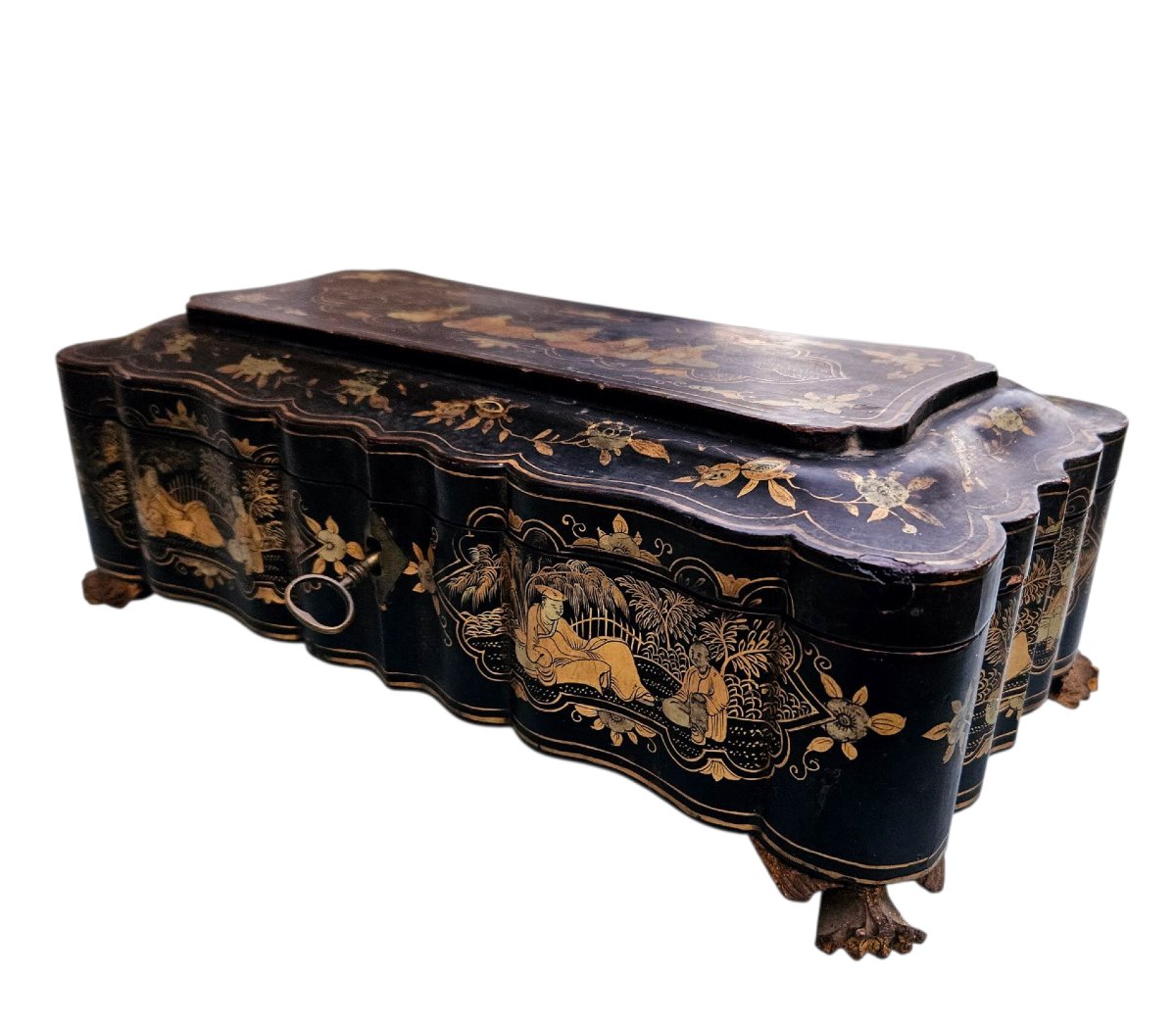 19th Century Canton Lacquer Box -photo-5