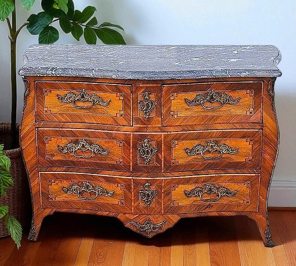 Commode XVIIIème Galbée Toutes Faces -photo-3