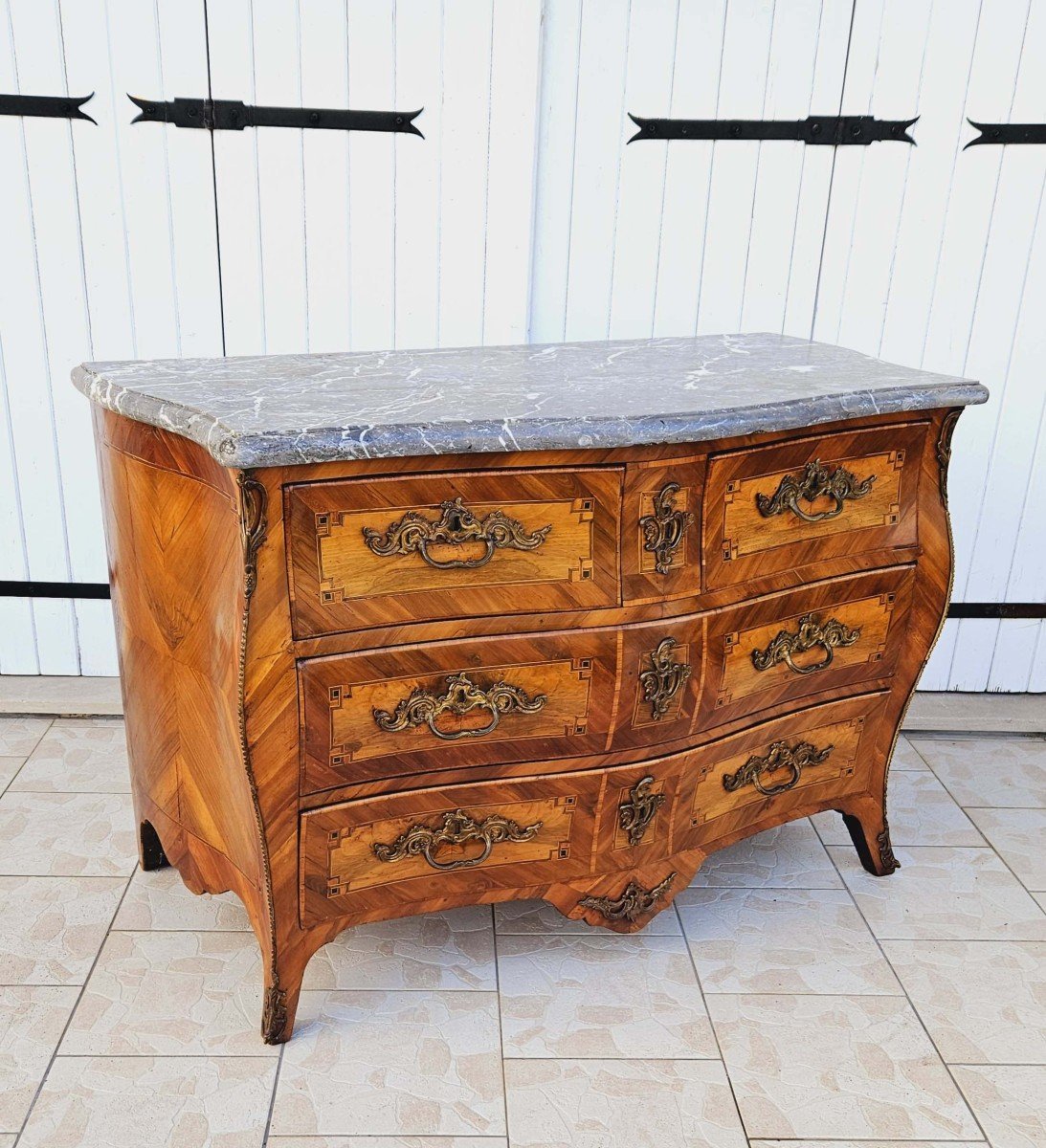 Commode XVIIIème Galbée Toutes Faces -photo-2