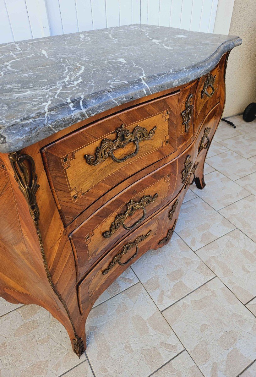 Commode XVIIIème Galbée Toutes Faces -photo-4