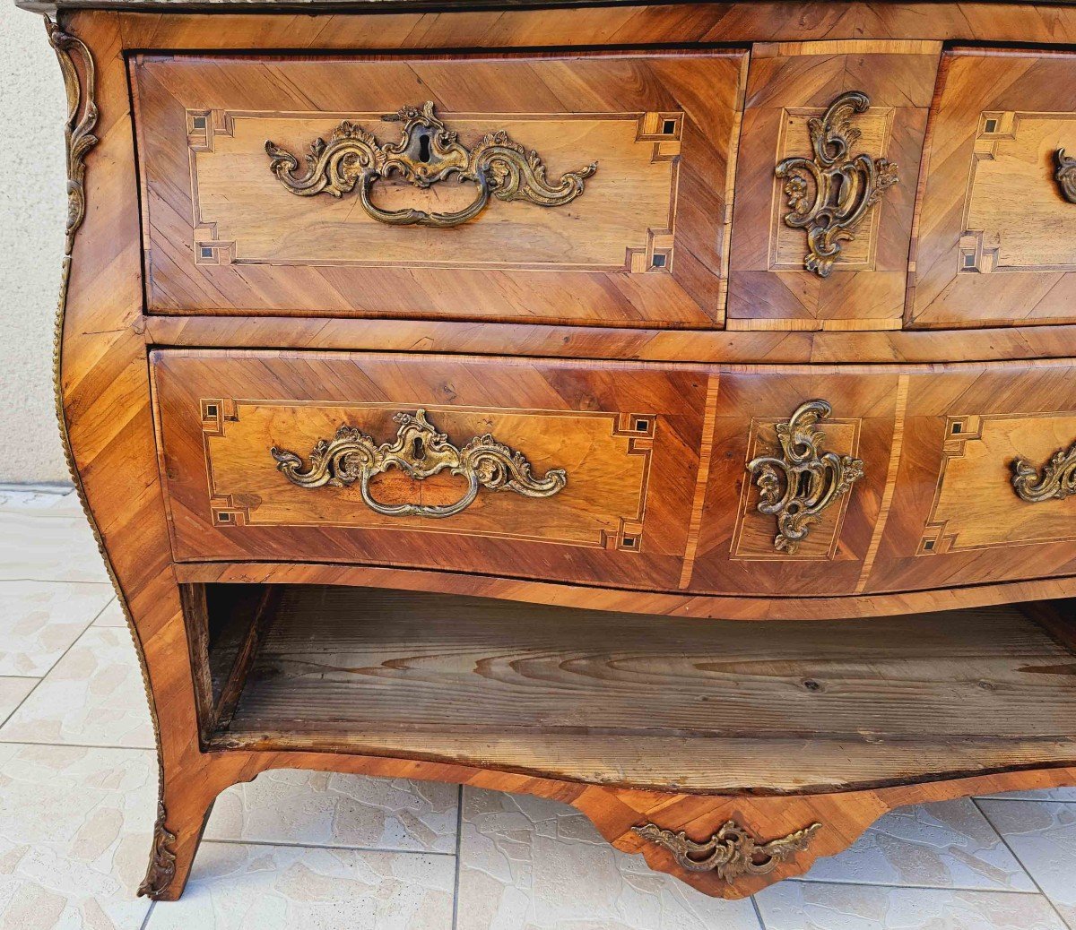 Commode XVIIIème Galbée Toutes Faces -photo-7