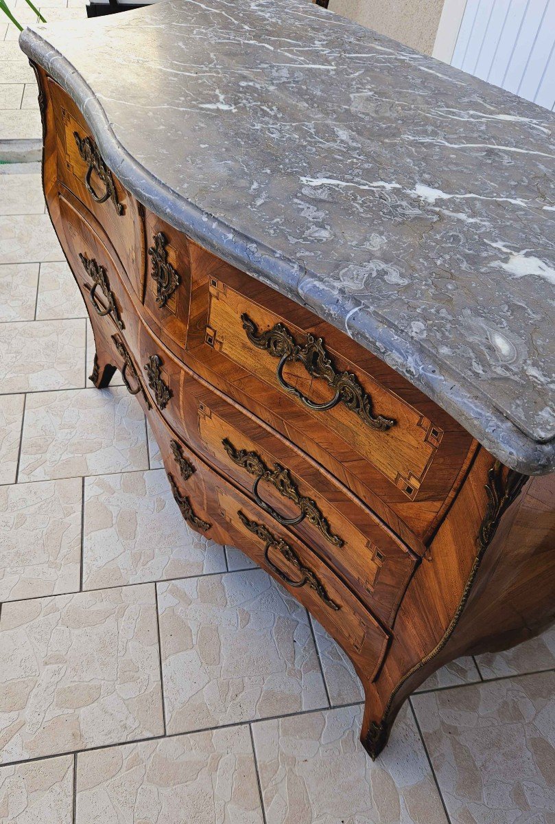 Commode XVIIIème Galbée Toutes Faces -photo-8