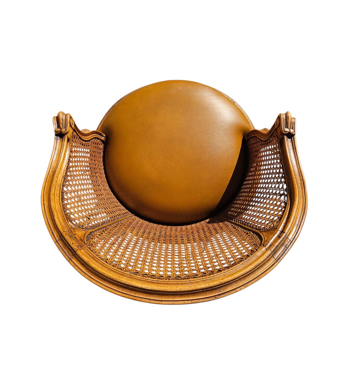 Fauteuil de bureau tournant st XVIIIEME estampillé -photo-3