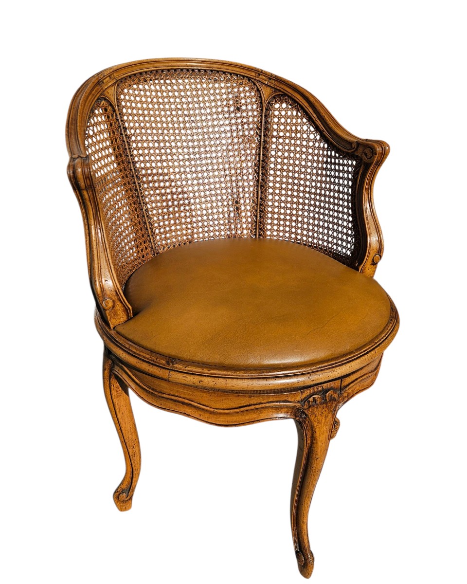 Fauteuil de bureau tournant st XVIIIEME estampillé 