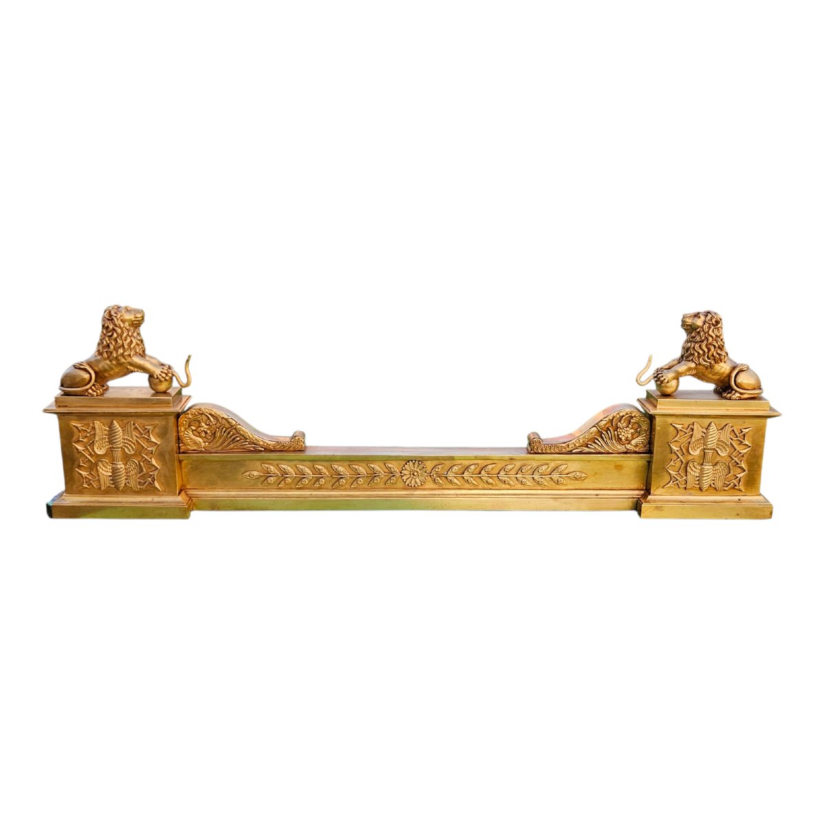 Fireplace Front "with Lions" Circa 1815-photo-3