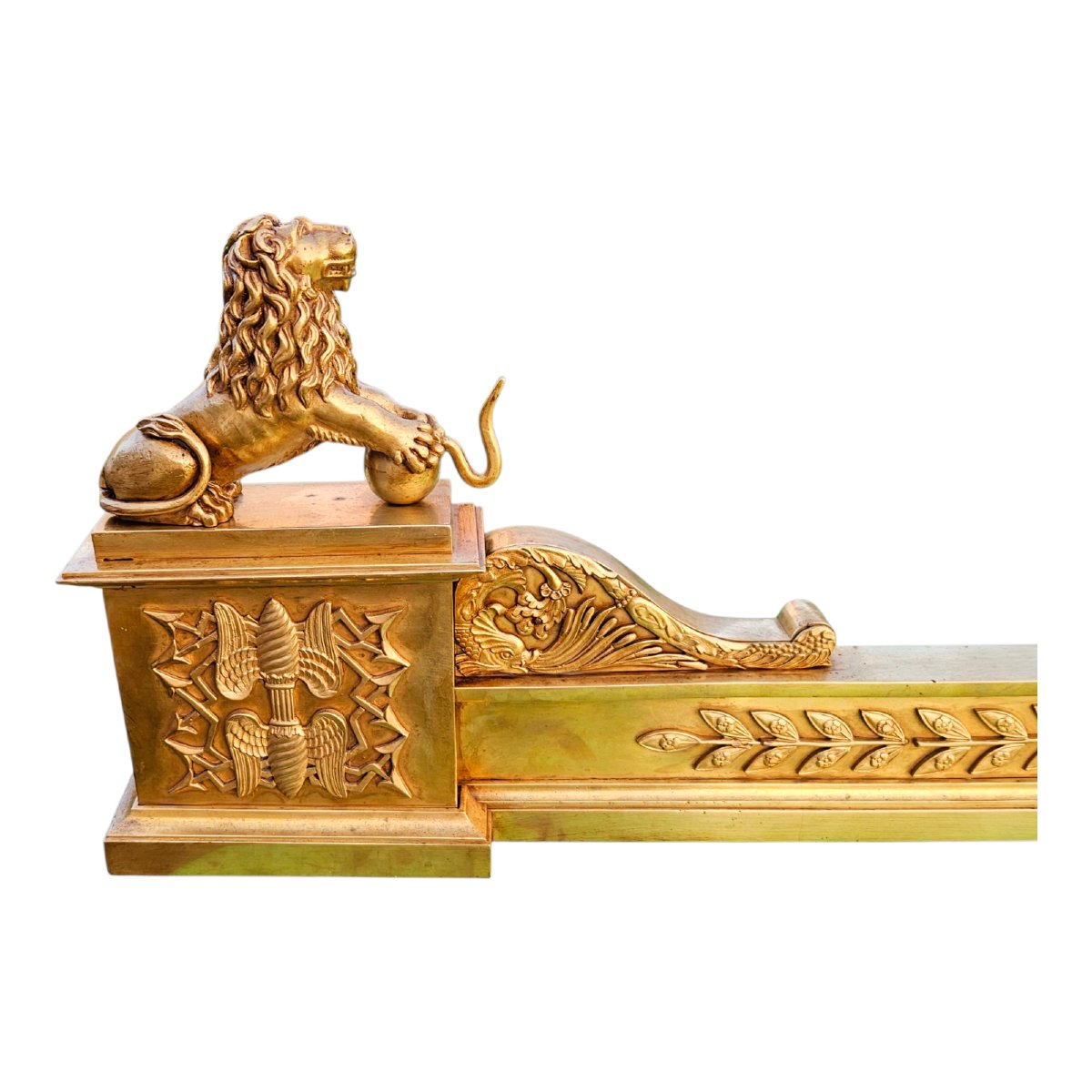 Fireplace Front "with Lions" Circa 1815-photo-4