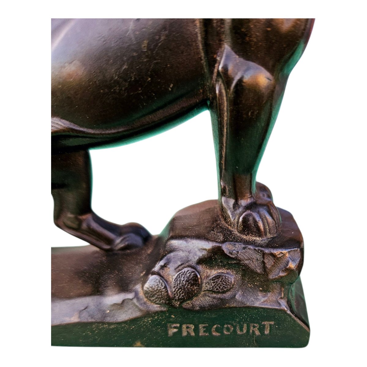 Art Deco Panther Bookends By Frecourt-photo-2