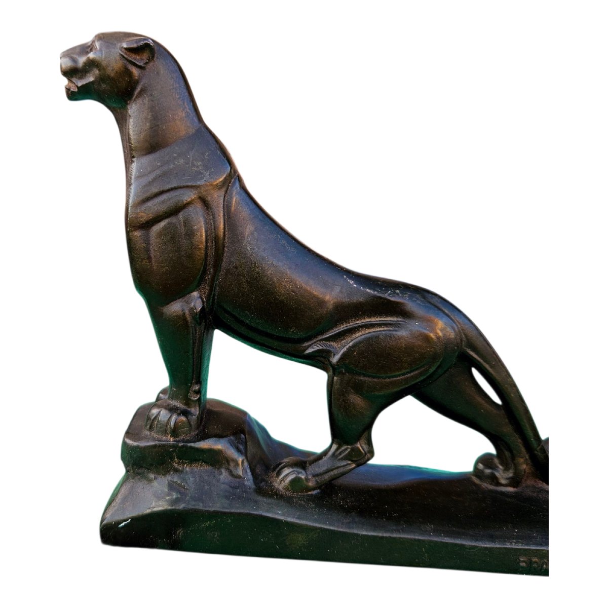 Art Deco Panther Bookends By Frecourt-photo-6