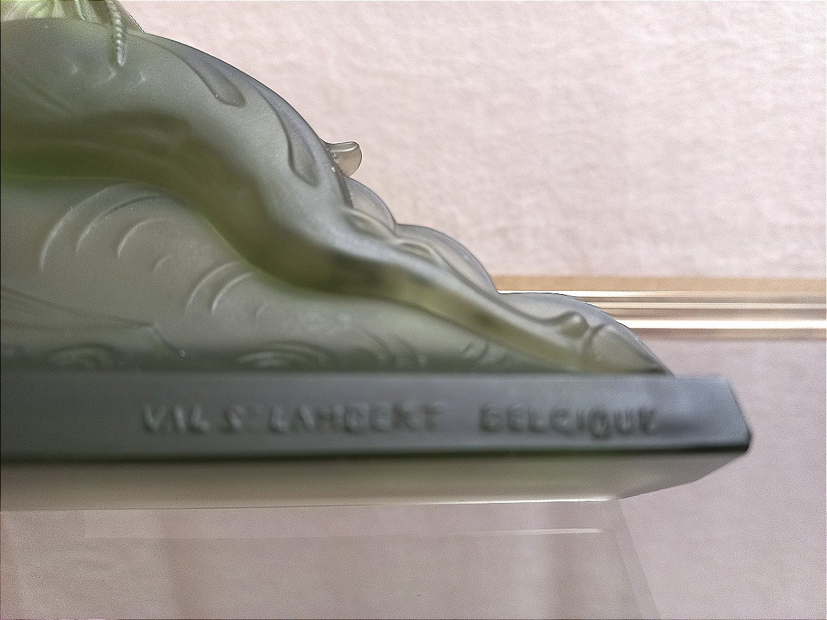Art Deco Antelope Val Saint Lambert-photo-2