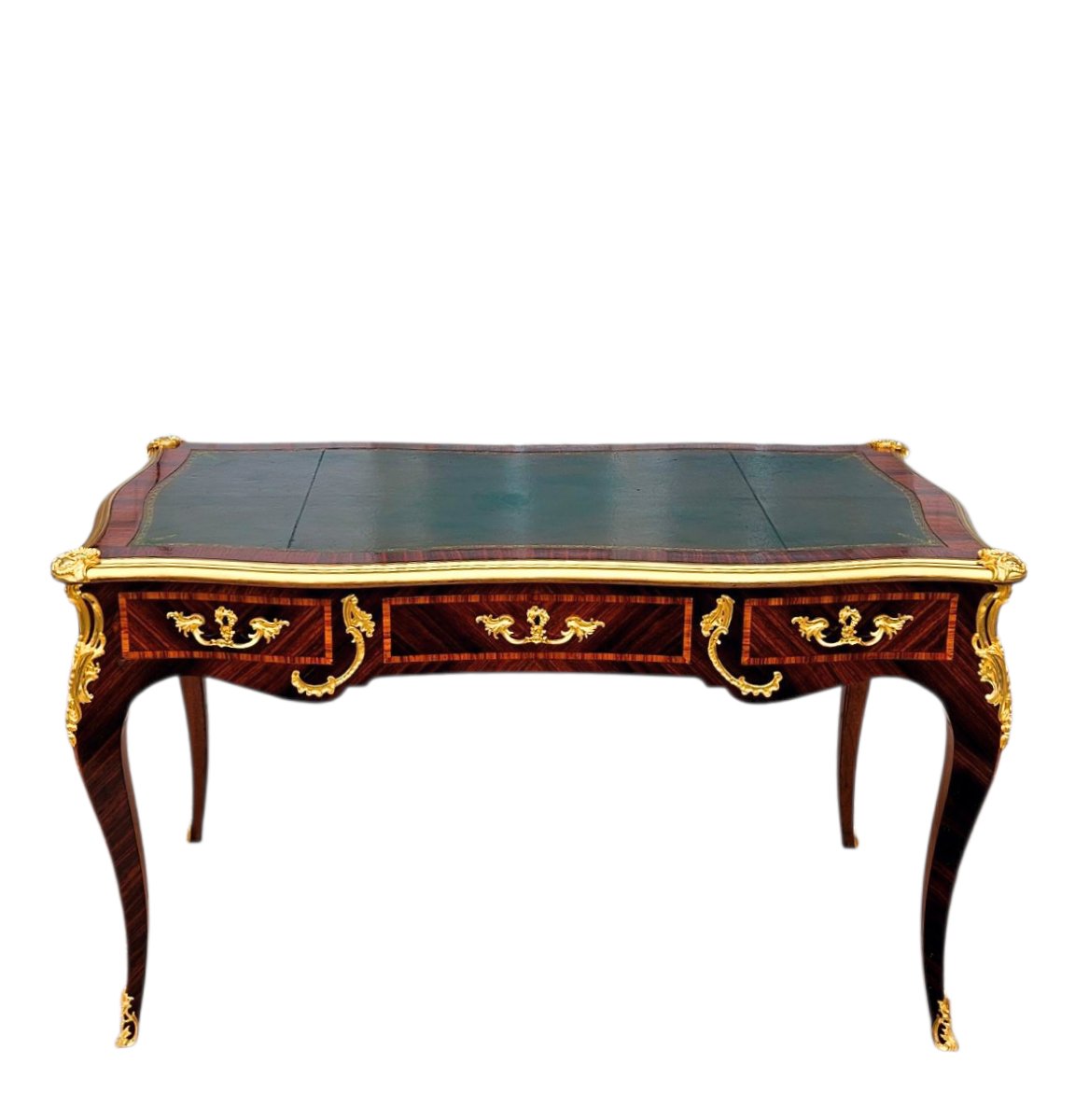 Bureau st Louis XV estampillé Rinck à Paris  -photo-2
