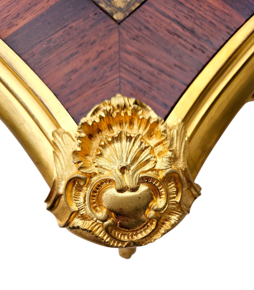 Bureau st Louis XV estampillé Rinck à Paris  -photo-3