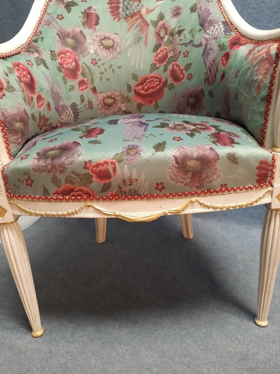 Paire de Fauteuils Art Déco-photo-2