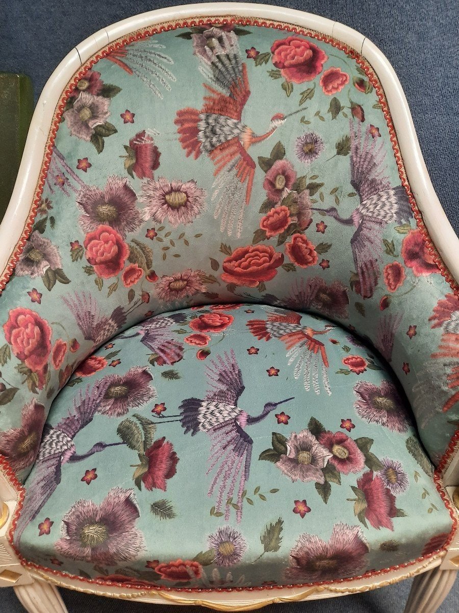 Paire de Fauteuils Art Déco-photo-5
