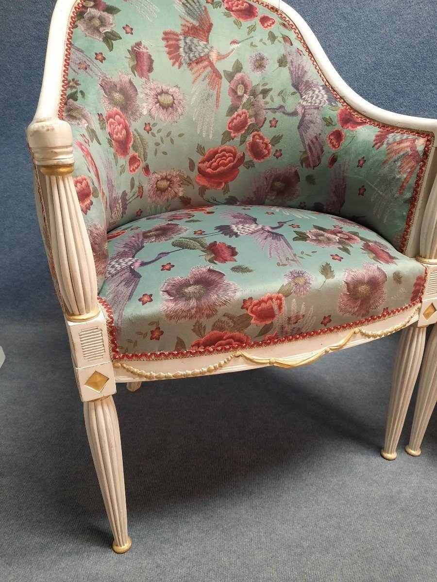 Paire de Fauteuils Art Déco-photo-6
