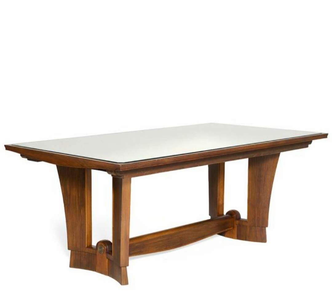 Maxime Old (1910-1991) Walnut Dining Table