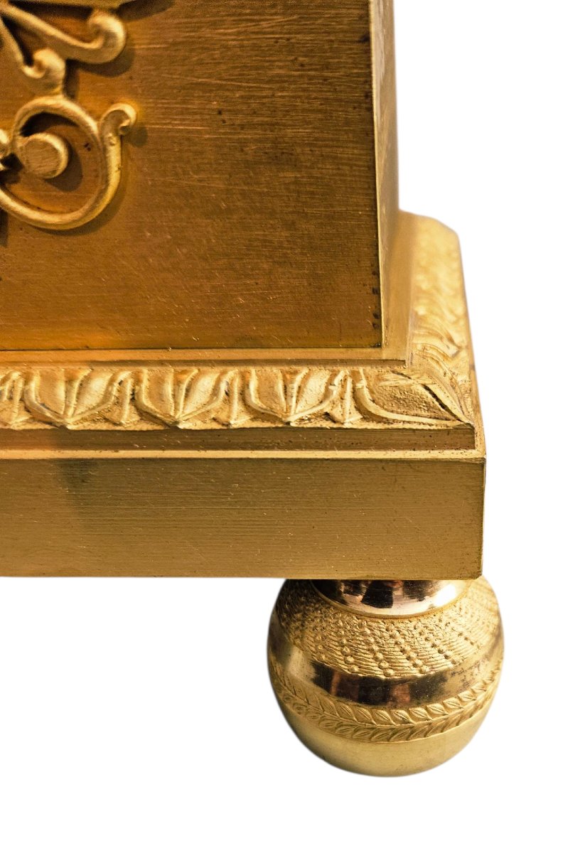 Pendule Empire Deniere & Matelin Fabricant de bronzes à Paris"-photo-1