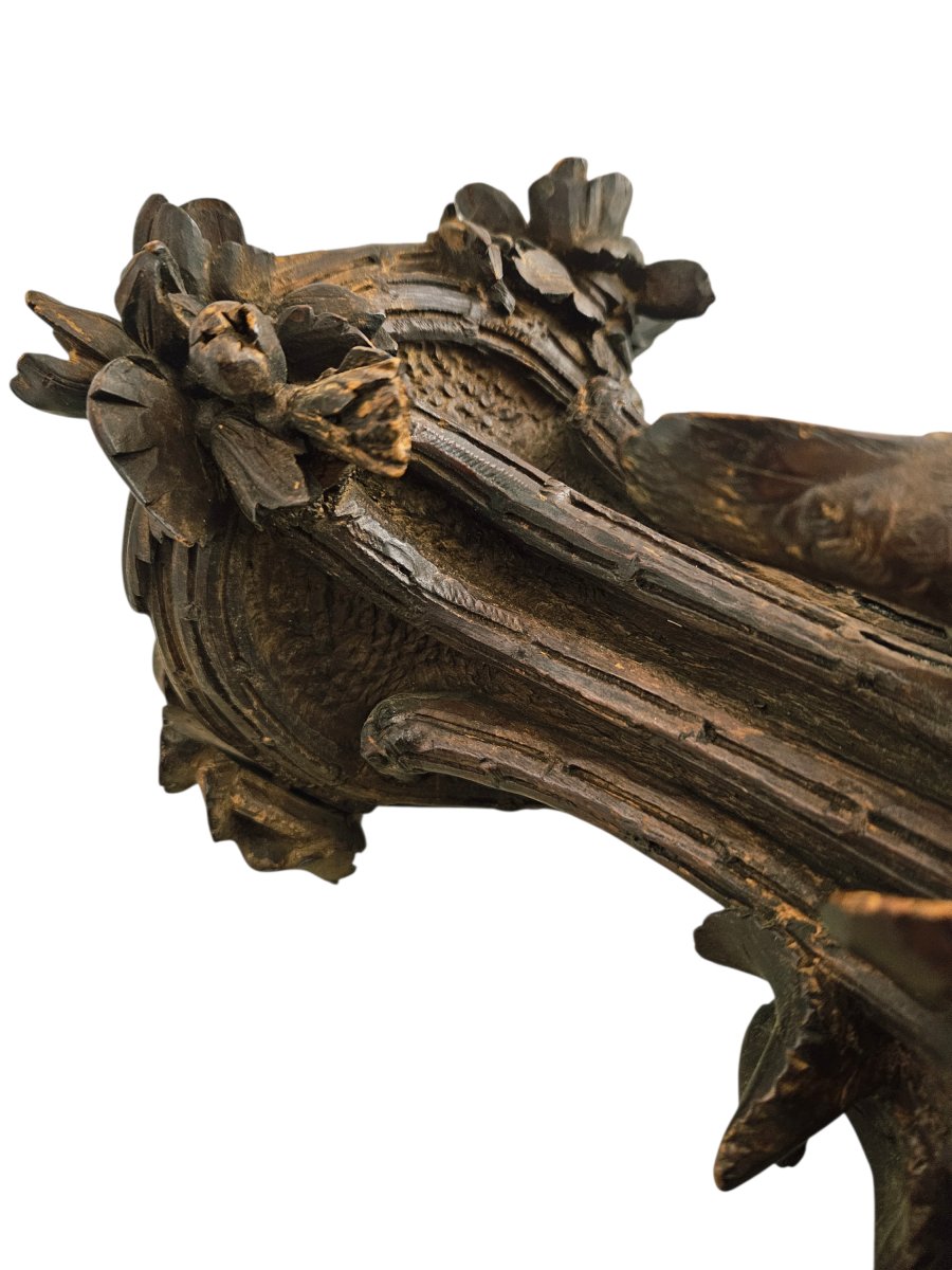 Forêt Noire, piédestaux en tilleul sculpté-photo-6