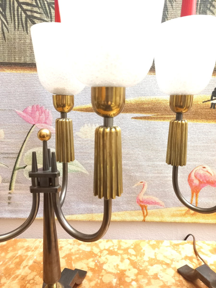 Paire de candélabres début XXe siècle-photo-4