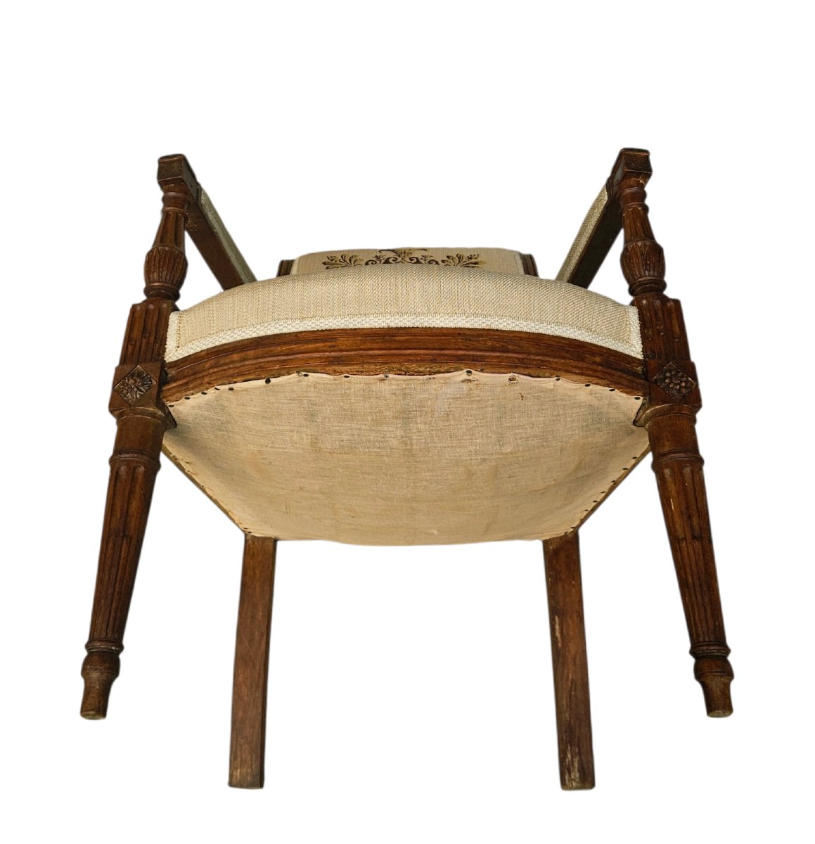 Fauteuils fin XVIIIème à dossier renversé-photo-6
