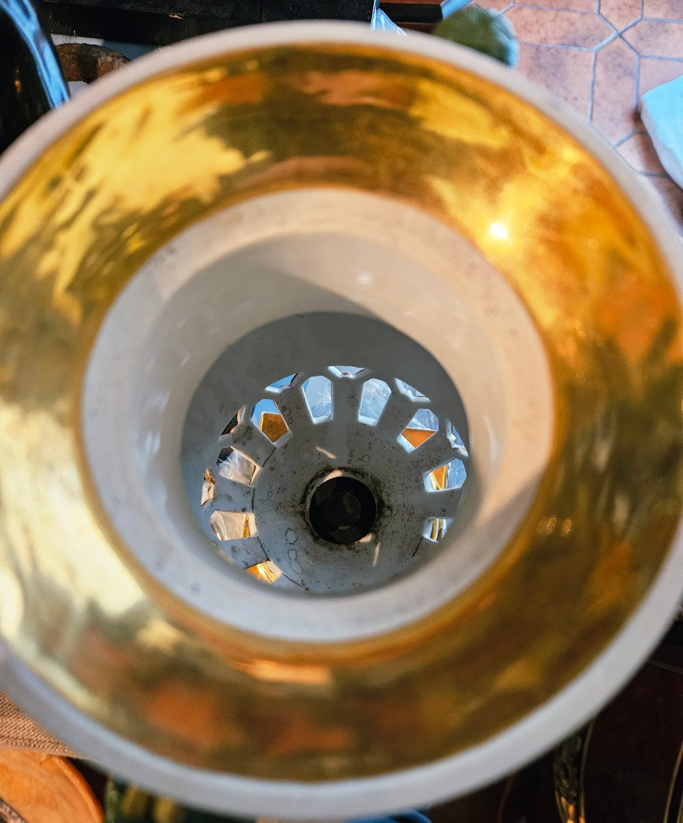 Pair Of Large Empire Vases In Paris Porcelain-photo-1