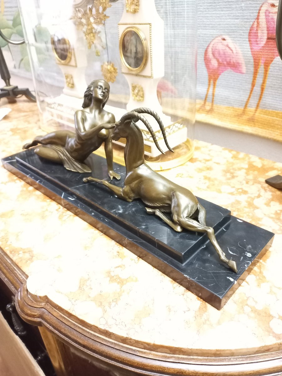 Bronze Sculpture After Fayral Pierre De Faguays -photo-4