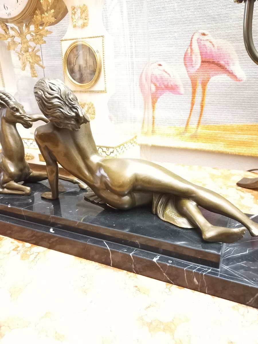 Bronze Sculpture After Fayral Pierre De Faguays -photo-5