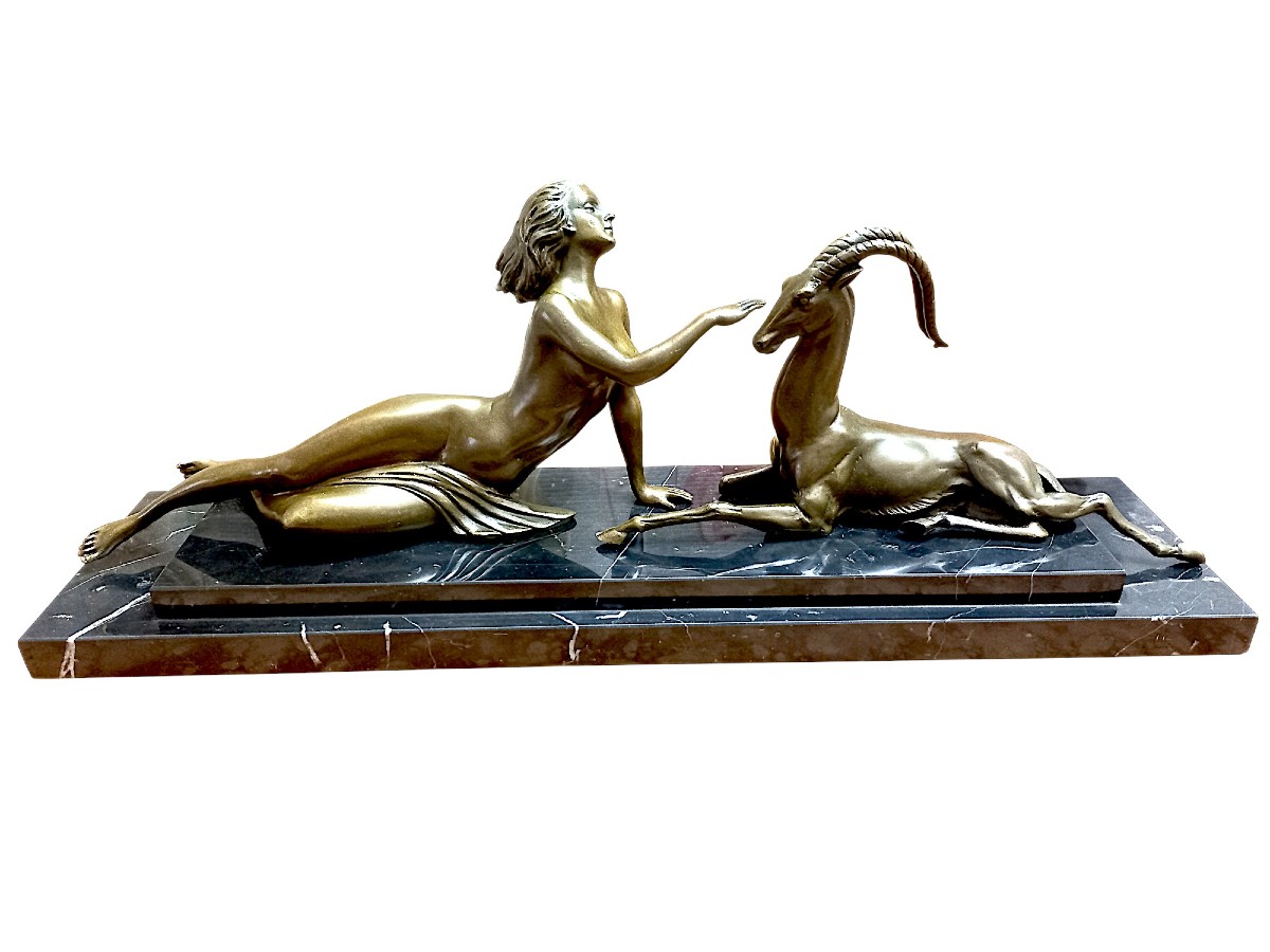 Bronze Sculpture After Fayral Pierre De Faguays 