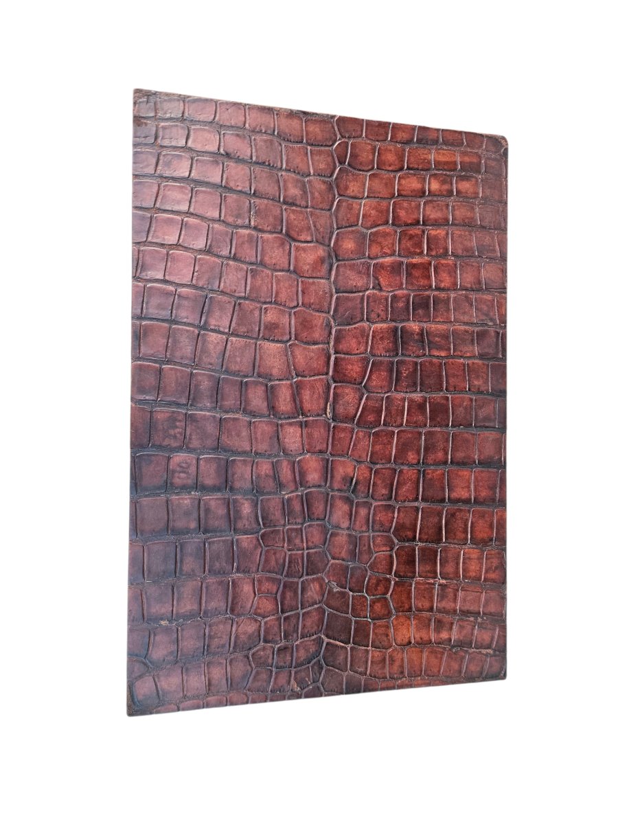 Table basse Art Déco en crocodile-photo-3