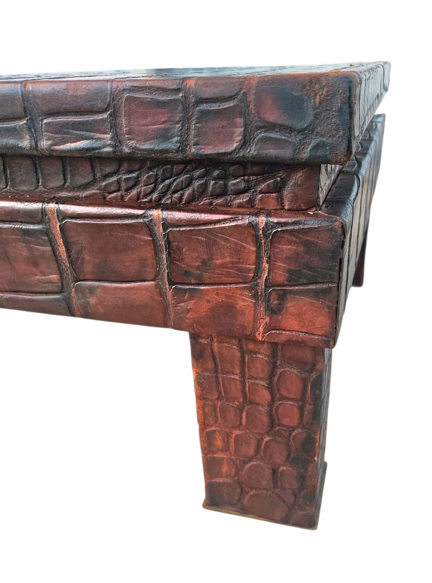 Table basse Art Déco en crocodile-photo-1