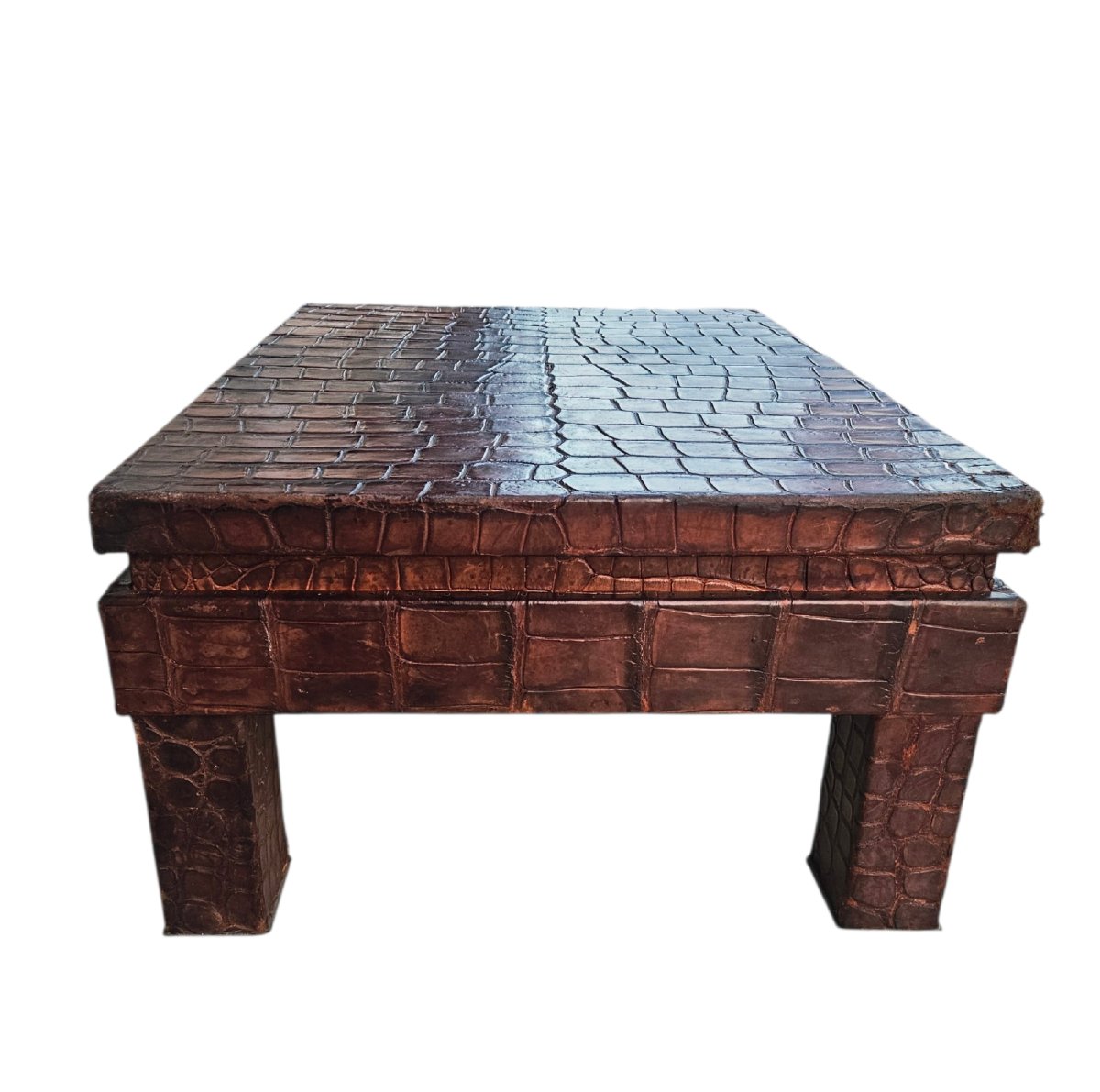 Table basse Art Déco en crocodile-photo-3