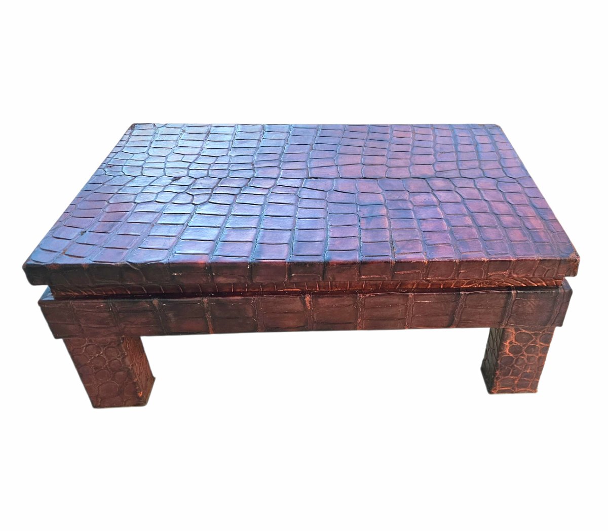 Table basse Art Déco en crocodile-photo-5