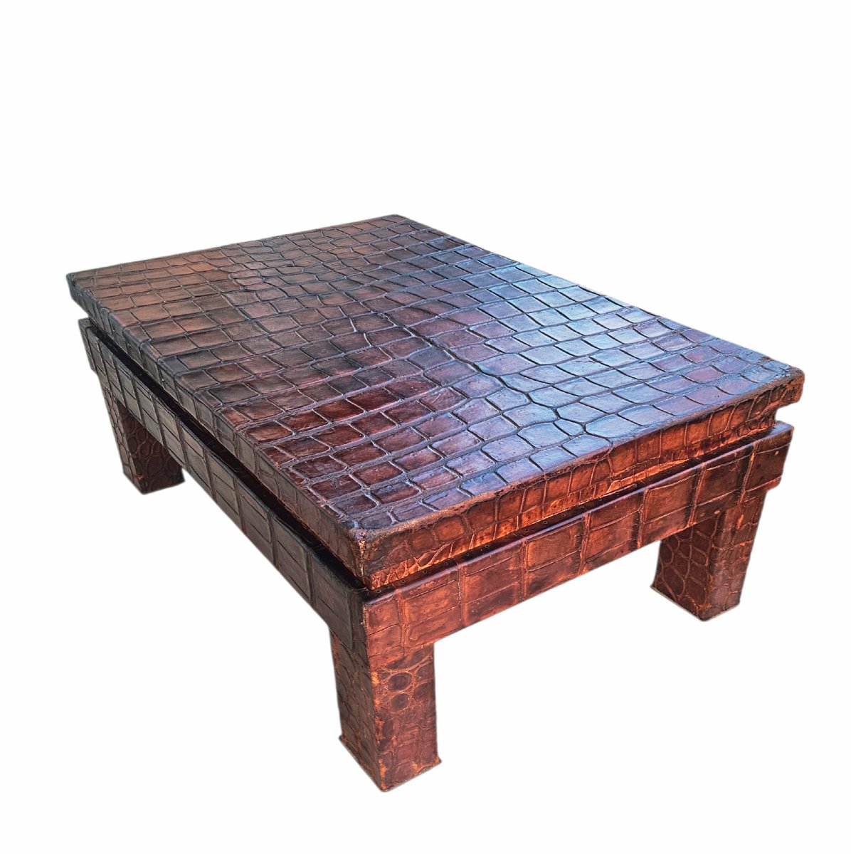 Table basse Art Déco en crocodile-photo-7