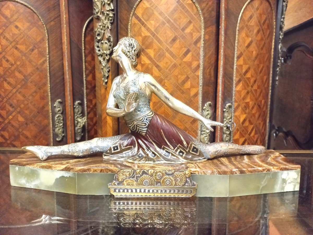 Sculpture Art Déco en Bronze-photo-2