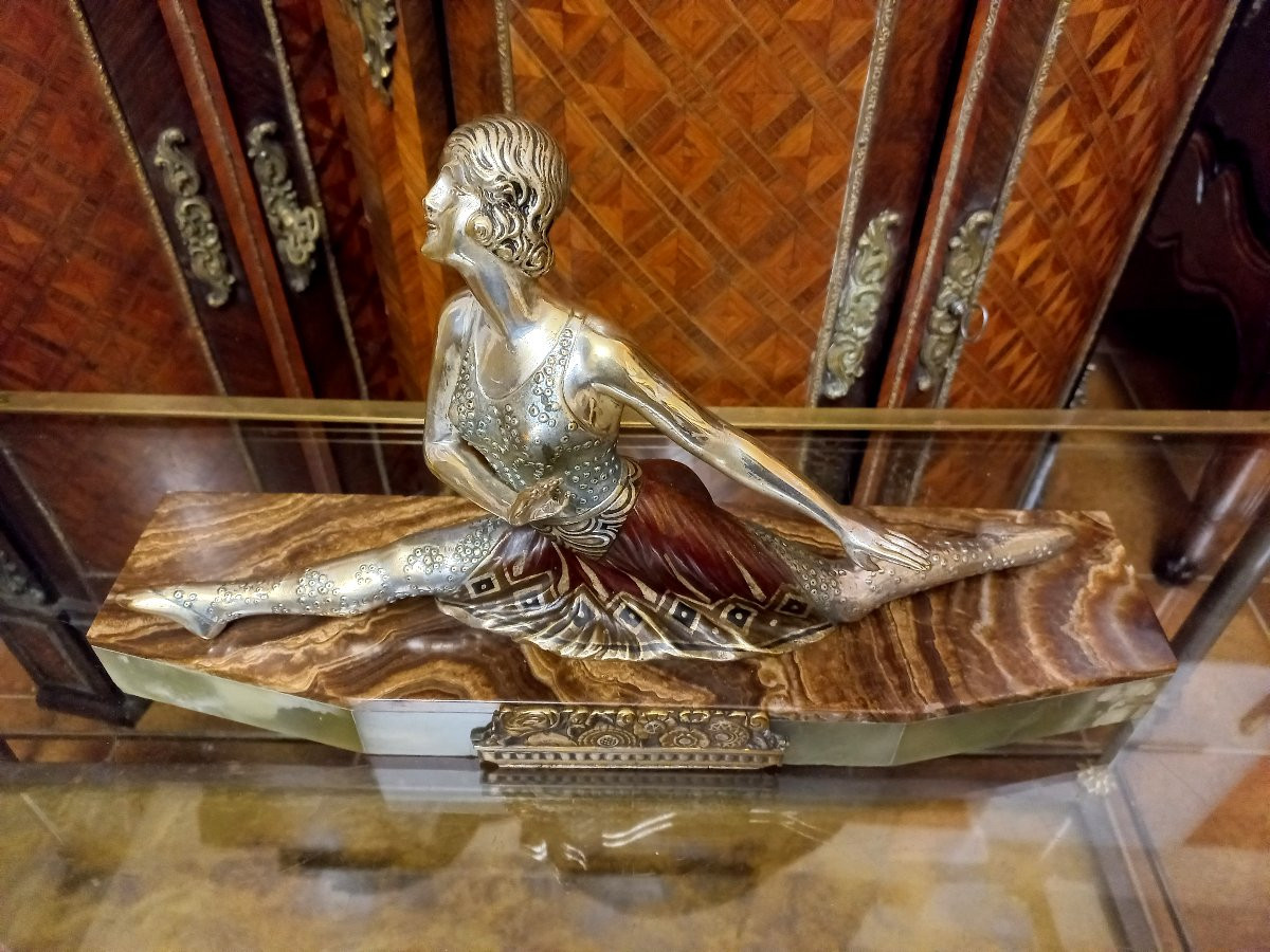Sculpture Art Déco en Bronze-photo-1