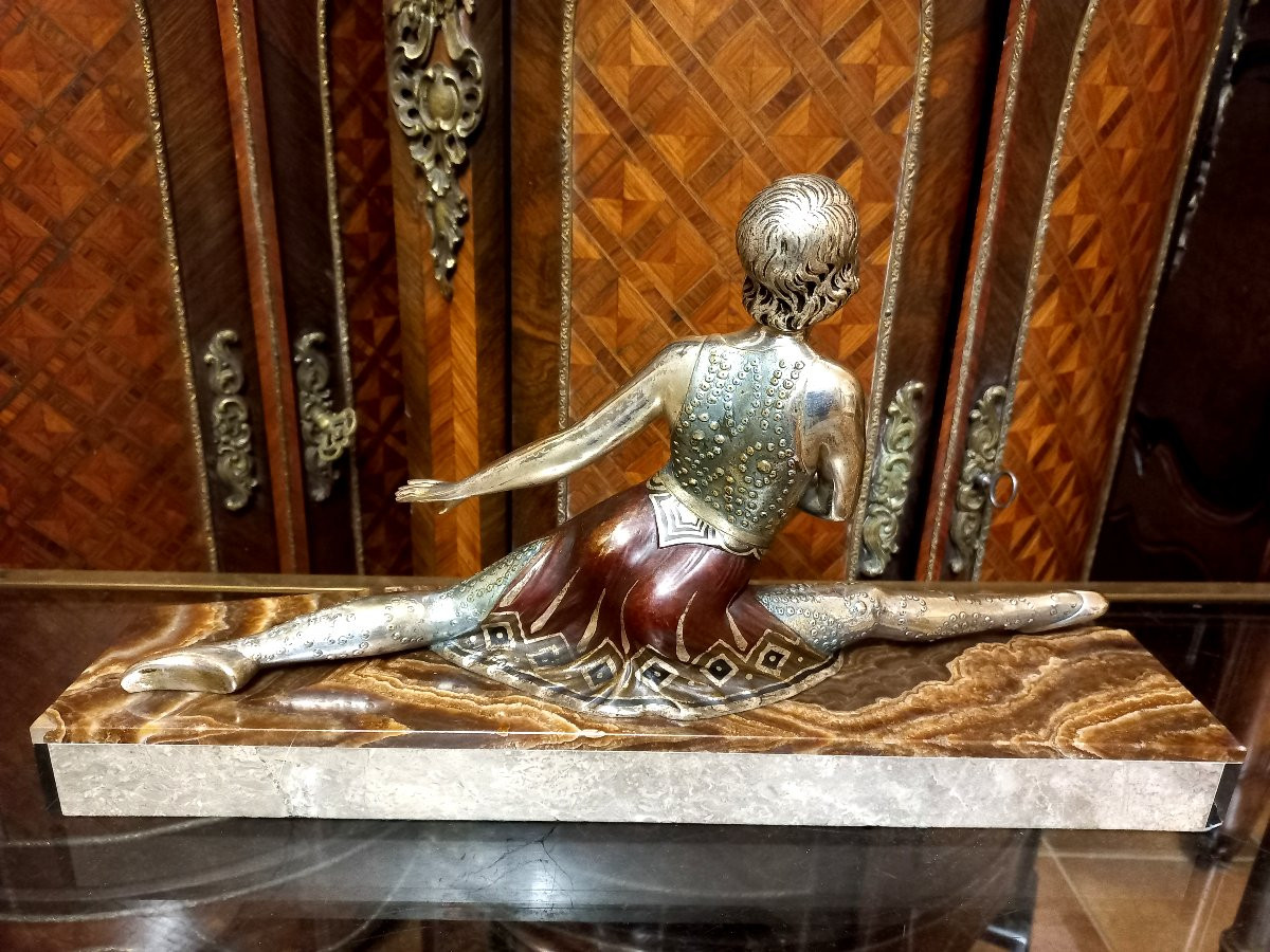 Sculpture Art Déco en Bronze-photo-2