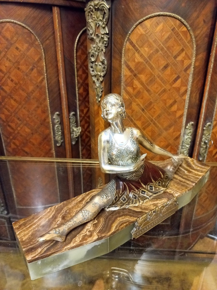 Sculpture Art Déco en Bronze-photo-4