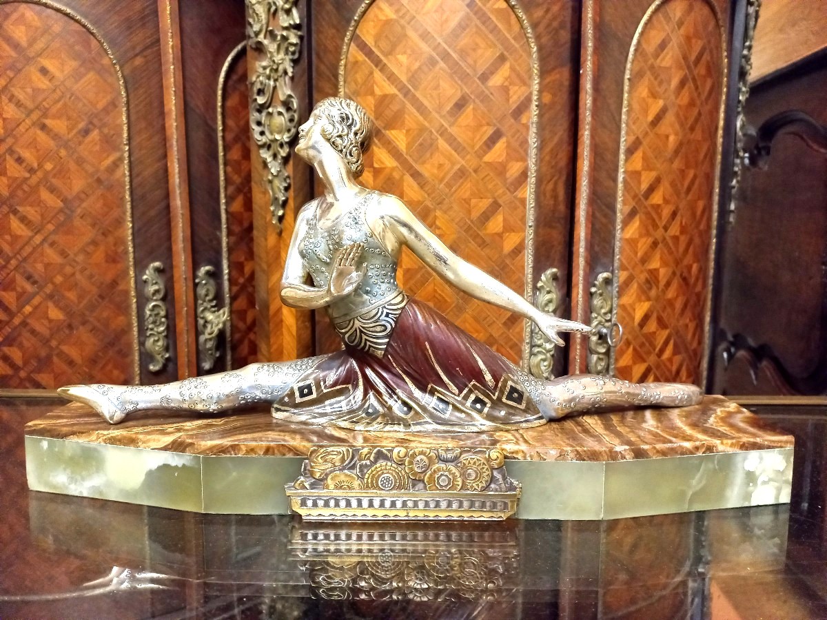 Sculpture Art Déco en Bronze-photo-5