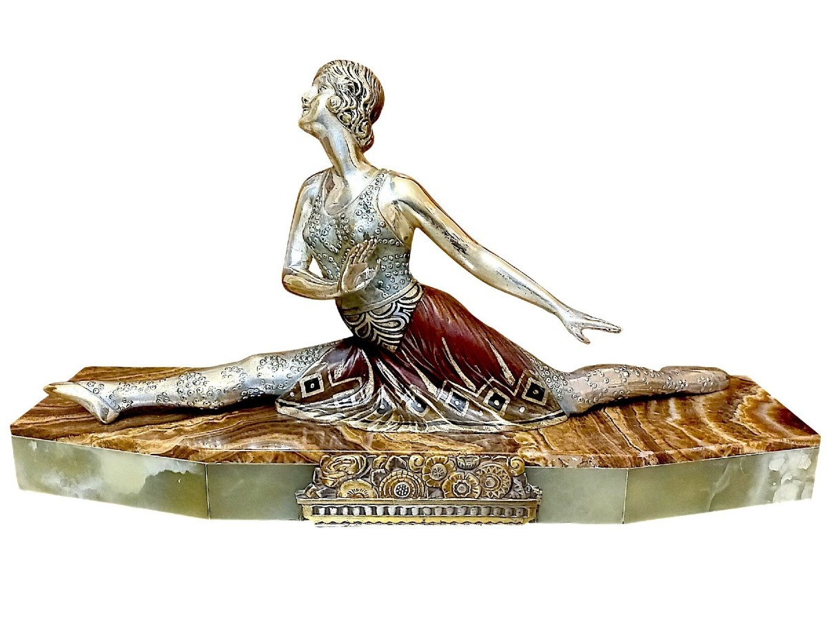 Sculpture Art Déco en Bronze
