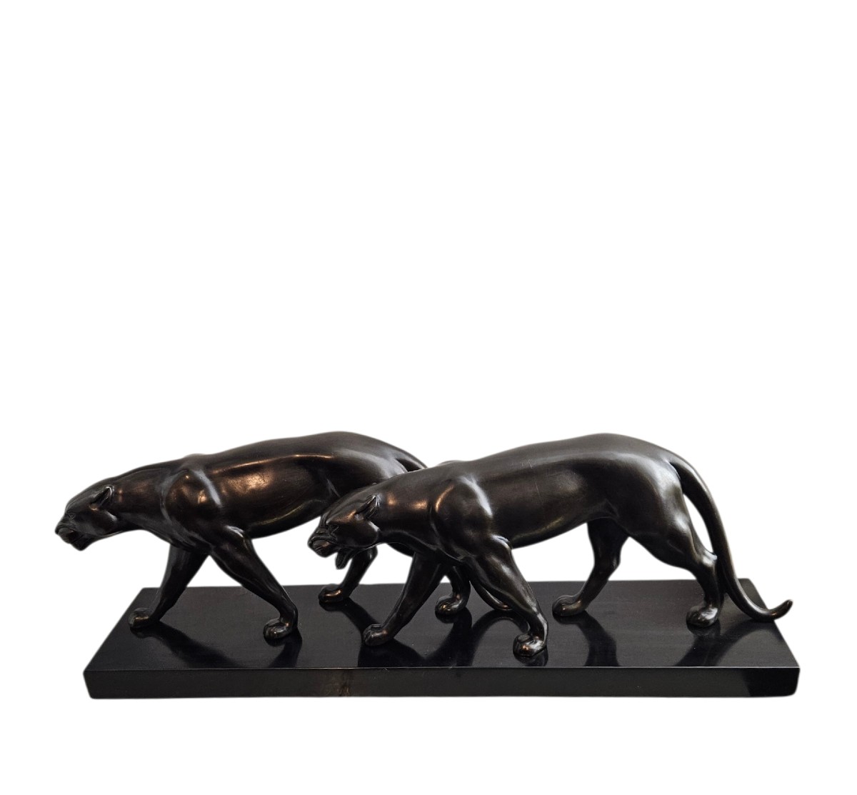 Groupe de panthères époque Art Déco-photo-2