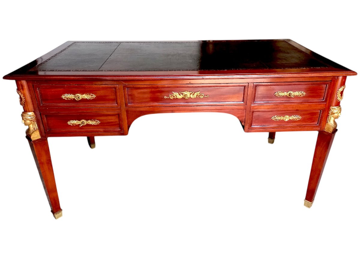 St. Empire Desk With Caryatids-photo-4