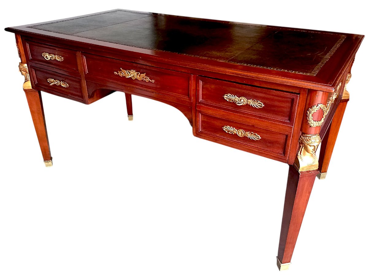 St. Empire Desk With Caryatids-photo-6