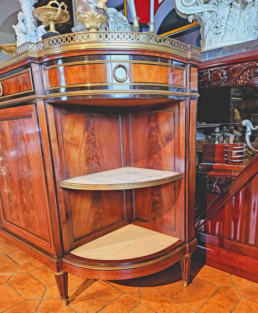  Buffet Desserte st Louis XVI Signé Mercier Frères Paris-photo-2