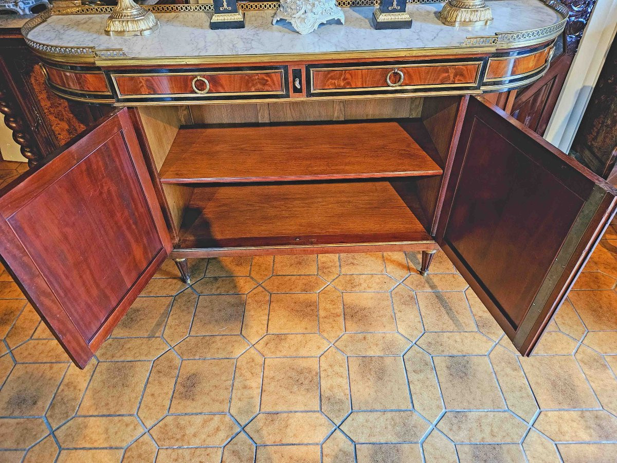  Buffet Desserte st Louis XVI Signé Mercier Frères Paris-photo-1